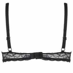 Polopodprsenka Miamor half-bra - Obsessive černá 4
