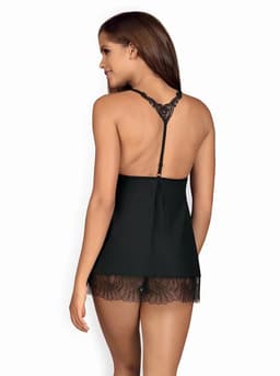Smyslná košilka Chiccanta babydoll - Obsessive černá 3