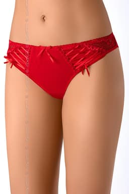 Dámské tanga V-7665 - Axami S-36 červená 1