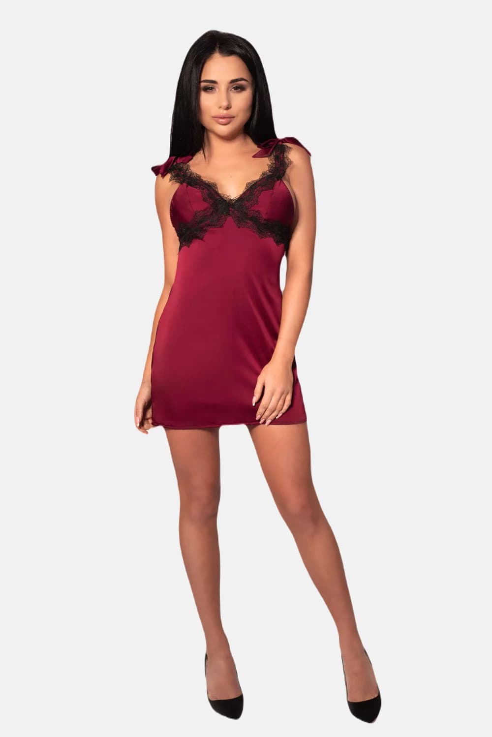 Krásná košilka Lucami - LivCo Corsetti cherry