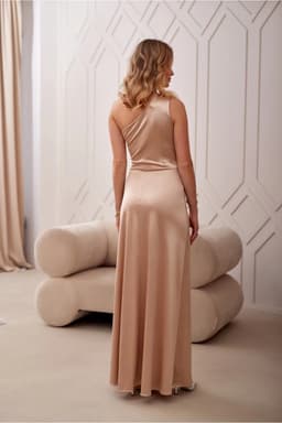 Večerní šaty SUK0461 zlaté - Roco Fashion 3