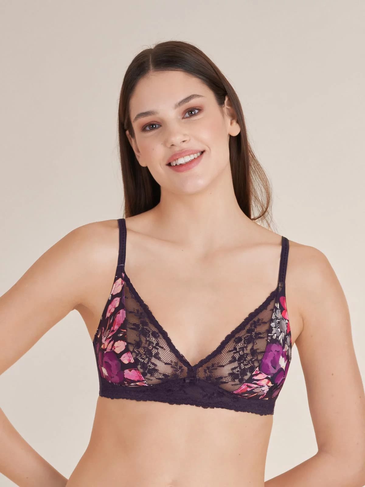 Dámská podprsenka 0803836 563 fialová - Felina fialová