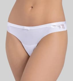 Tanga Sexy Angel Spotlight String - Triumph hedvábně bílá (00GZ) 1