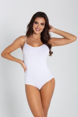 Dámské body Camisole - GATTA BODYWEAR bílá 8