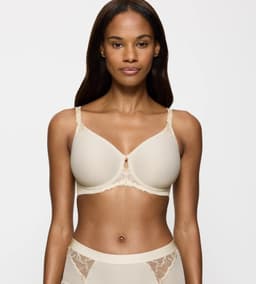 Dámská podprsenka Wild Azalea Florale W01 - BROWN - sv. béžová 00RB - TRIUMPH BROWN 2