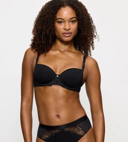 Dámská podprsenka Wild Azalea Florale WHP - BLACK - černá 0004 - TRIUMPH BLACK 4