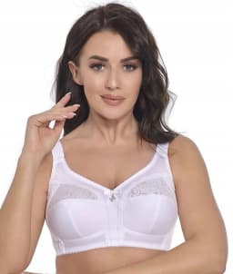 Měkká podprsenka s kosticí Viki Irena 585 100-105 bílá 1