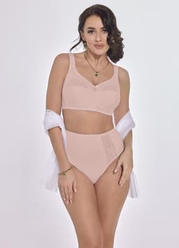 Měkká podprsenka bez kostic Viki Irena 585 70-95 porcelánová růže 4