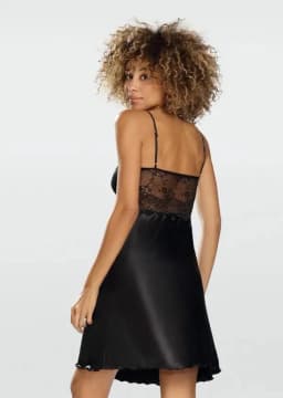 Dámská noční košilka model 17369905 S2XL - DKaren černá 3