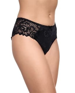 Dámské kalhotky Gabidar 202 S-XL černo-červená 2