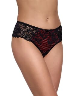 Dámské kalhotky Gabidar 202 S-XL černo-červená 4