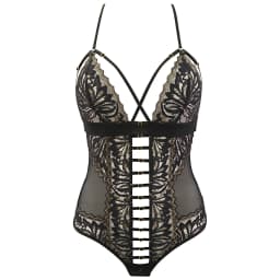 Sexy body V-10100 černo/zlatá - Axami 5