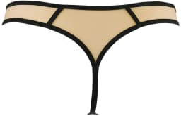 Barevná tanga V-10148 béžová/černá/zelená - Axami 3