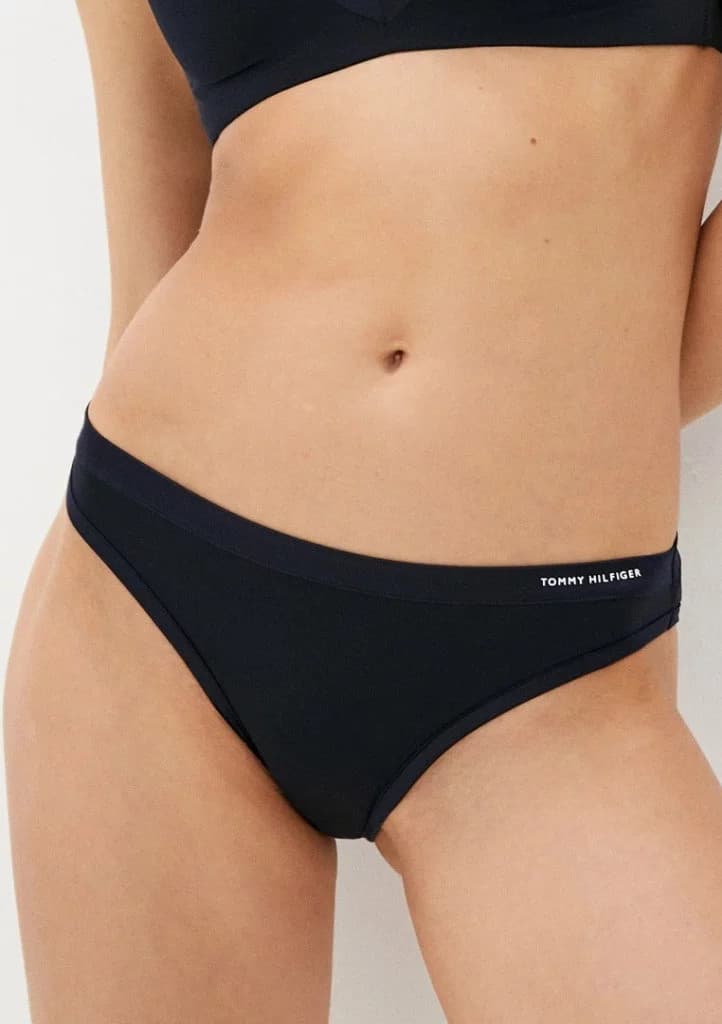 Dámské kalhotky UW0UW03258 - DW5 - Černé - Tommy Hilfiger černá